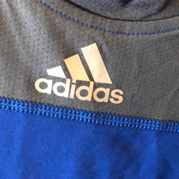 Adidas blue workout tank size s - Picture 2 of 2